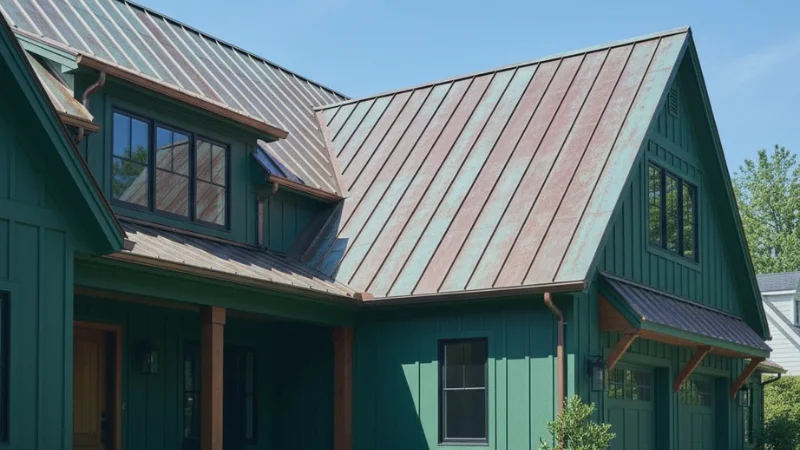 Best Siding Colors That Pair Beautifully With a Copper Roof Best Siding Colors That Pair Beautifully With a Copper Roof